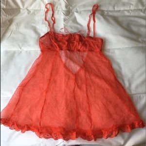 Flirty Victoria’s Secret Lace/Mesh Lingerie Top.
